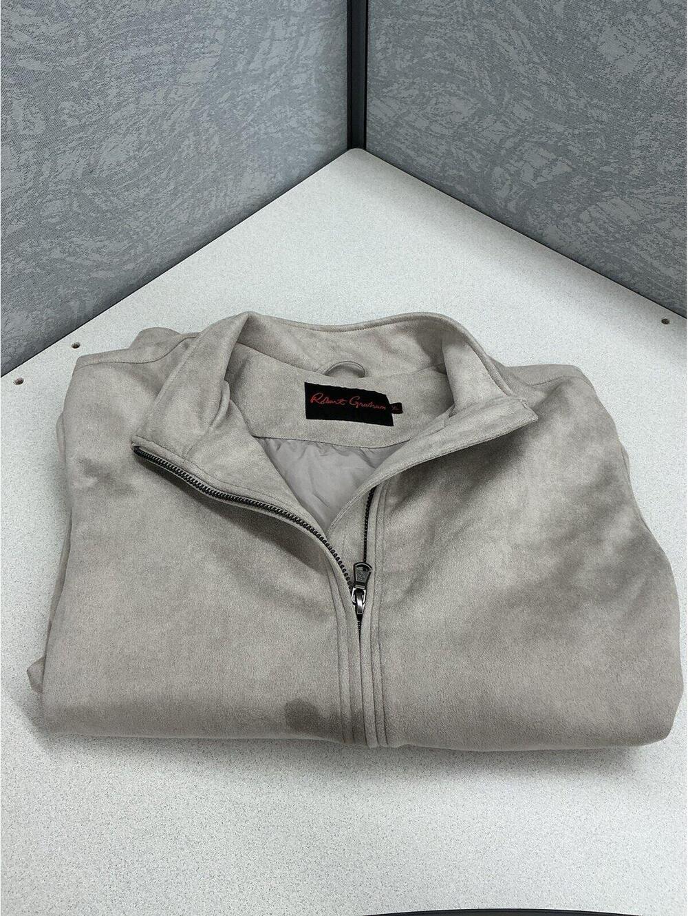 Grey Robert Graham full-zip jacket